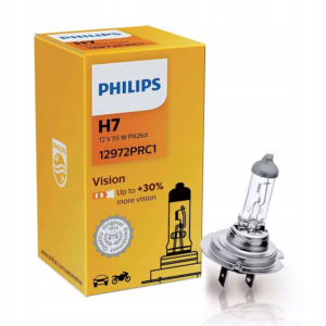 Автолампа Philips H7 12V 55W 12972PRC1 галогенная Vision